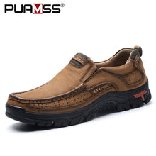 Load image into Gallery viewer, 2019 New Men Shoes Genuine Leather Men Flats Loafers