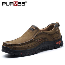 Load image into Gallery viewer, 2019 New Men Shoes Genuine Leather Men Flats Loafers