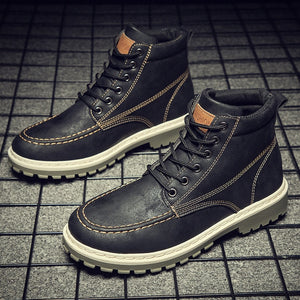 Mhysa 2019 Autumn Winter New Men Sneakers Ankle boots