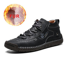 Load image into Gallery viewer, 2019 Winter Shoes Men Warm Casual Leather Fashion